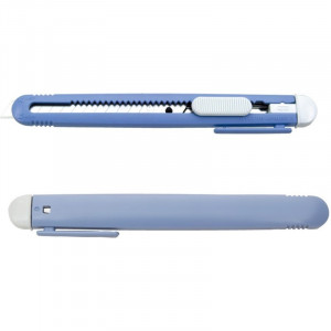 Set Cutter / cutit utilitar mic NT Cutter - 9mm + 10 lame de schimb + placa de taiere A4+ rigla 30cm - Img 2