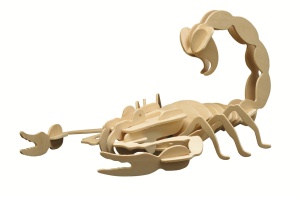 Set de constructie din lemn „Scorpion” debitat cu laser Pebaro