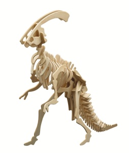 Set de constructie din lemn "Parasaurolophus" debitat cu laser Pebaro