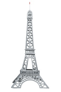 Set de constructie din lemn "Turnul Eiffel", debitat cu laser Pebaro - Img 3