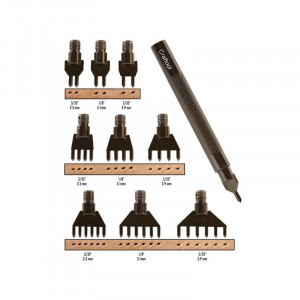Set perforare pentru cusaturi in pielarie, Tandy Leather - Img 2