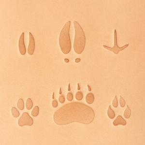 Set stante embosare piele Animal Track, Tandy Leather