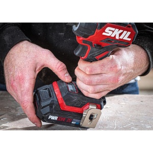 SKIL 3225 JA surubelnita cu impact cu acumulator Compact Brushless, cuplu 250 nm, set 6 biti + geanta de transport, doar corpul - Img 7