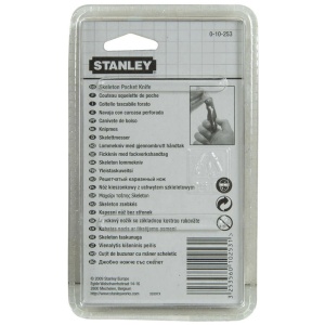 Stanley 0-10-253, Cutit Skeleton, lama tratata cu titan, buton pentru deschidere rapida, 173mm - Img 7