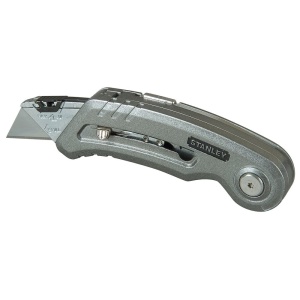 Stanley 0-10-813, Cutit uilitar sport Quickslide, lama cu zimti + slider cu lama de zinc, 120mm - Img 5