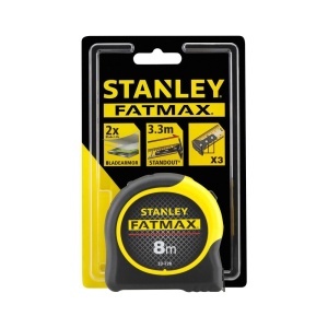 Stanley 0-33-728, ruleta fatmax 8m, Mylar®, BladeArmor, tru-zero, rupere la 3.35m, 8m x 32mm, blister - Img 6