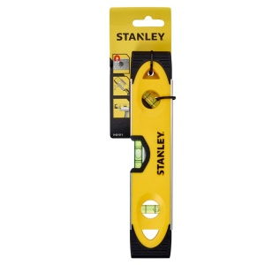 Stanley 0-43-511, nivela torpedo, din aluminiu, 23 cm, 3 fiole blister - Img 9