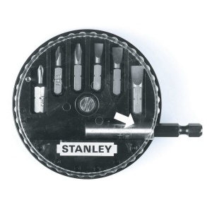 Stanley 1-68-635, Set 6 biti, 25 mm, 1/4", SL si PH, include adaptor magnetic pentru biti - Img 1