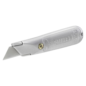 Stanley 2-10-199, Cutter metalic 199E cu lama fixa, blister, 140mm + 3 lame trapezoidale 62mm - Img 4