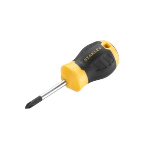 Stanley STHT16154-0, surubelnita Stubby scurta Cushion Grip cu varful cruce PH1 si lungimea tijei de 45mm, PH1x45 - Img 2