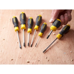 Stanley STHT16154-0, surubelnita Stubby scurta Cushion Grip cu varful cruce PH1 si lungimea tijei de 45mm, PH1x45 - Img 8