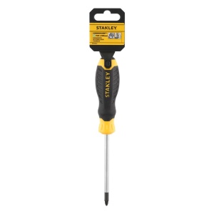 Stanley STHT16163-0, surubelnita Cushion Grip cu varful cruce Pozidrive PZ2 si lungimea tijei de 100mm, PZ2x100 - Img 3