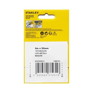 Stanley STHT37231-0, Ruleta 5m CONTROL-LOCK™, BladeArmor®, protectie din cauciuc, frana de deget, magnet detasabil, rupere la 3.5m, tru-zero, 5m x 25mm - Img 6