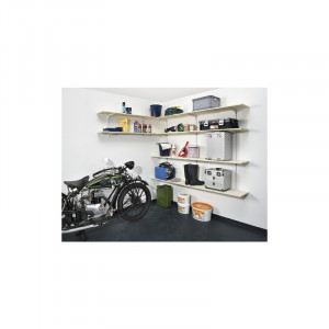 Suport simplu raft pe sina Dolle Single Slot 400mm, pentru rafturi modulare - Img 6