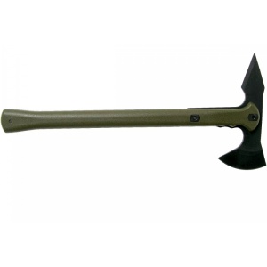 Tomahawk Cold Steel Trench Hawk 1055 Carbon Steel (Black / OD Green / Flat Dark Earth) - Img 15