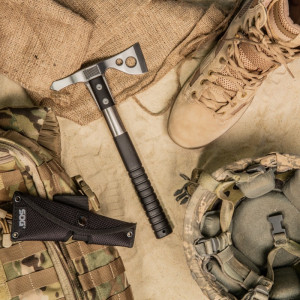 Tomahawk SOG FastHawk Polished, otel inoxidabil 420, muchie 51 mm - Img 10