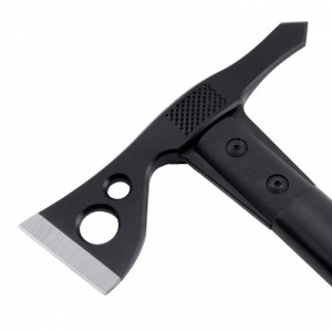 Tomahawk tactic SOG FastHawk Black, otel inoxidabil 420, muchie 51 mm - Img 9