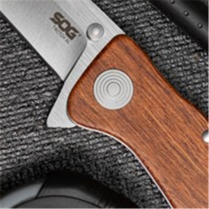 TWI24-CP Briceag Twitch XL Drop Point, Satin, Maner lemn, SOG - Img 15