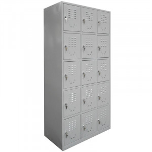 Vestiar cusetat 3x5 cusete-"MAXI", 910x500x1800 mm - Img 2