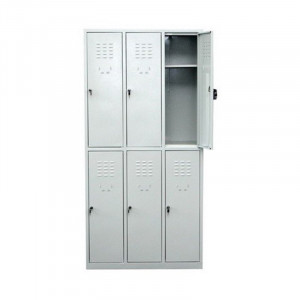 Vestiar metalic cusetat 3x2 cusete "MAXI",889x450x1800 mm - Img 4