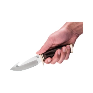 0691BKG-B Cutit de vanatoare Zipper cu carlig si maner din cauciuc, Buck Knives - Img 3