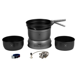 157255 25-5 HA/GB Set serie 25 din ALUMINIU ANODIZAT, pentru gatit in camping, Trangia