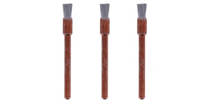532 Set 3 perii otel inoxidabil 3,2 mm pt. slefuire, Dremel - Img 4