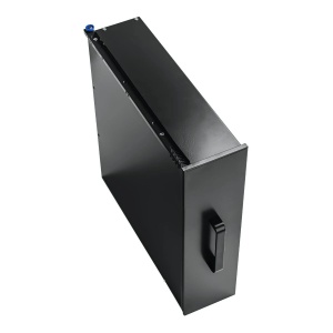 Banc de lucru 1200 x 600 x 830 mm , blat din lemn, gri inchis, 5 sertare + 1 usa,MSS - Img 3