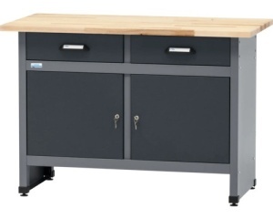 Banc de lucru 1200mm, cu 2 uși și 2 sertare - Img 2