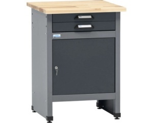 Banc de lucru 60 x 84 x 60 cm, 2 sertare si 1 usa - Img 2