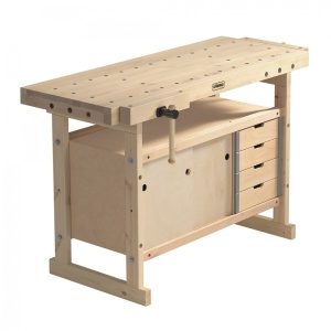 Banc de lucru pentru tamplarie NORDIC 1450 + dulap 0042, Sjobergs