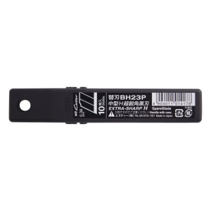 BH23P Set 10 lame cutter segmentate negre de tip H-12.3mm, NT Cutter - Img 9