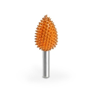 Biax sculptura lemn SABURR - Cap forma flacara 5/8" X 3/4" - Img 2