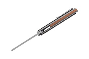 Briceag de buzunar Buck HiLine 0263GYS-B, otel D2, maner G10 si aluminiu, flipper - Img 5