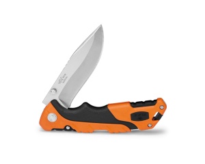 Briceag de vanatoare Buck Pursuit Pro Large 0659ORS-B, otel S35VN, maner Versaflex portocaliu, Lockback - Img 6