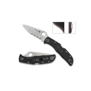Briceag Endela® Lightweight Thin Blue or Red Line, Spyderco - Img 3