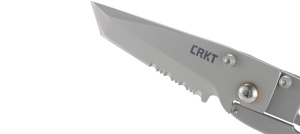 Briceag K.I.S.S. Silver w/Triple Point Serrations, CRKT - Img 6