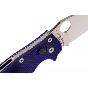 Briceag Manix™ 2 G-10 Dark Blue CPM S110V, Spyderco - Img 5
