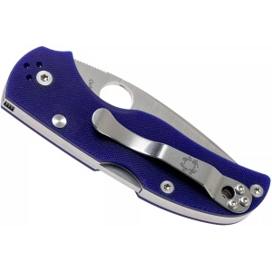 Briceag Native® 5 G-10 Dark Blue CPM S110V, Spyderco - Img 3