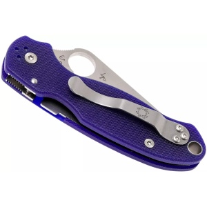 Briceag Para™ 3 G-10 Dark Blue CPM S110V, Spyderco - Img 3