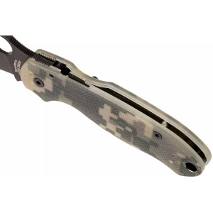 Briceag Para™ 3 G-10 Digital Camo lama neagra, Spyderco - Img 6