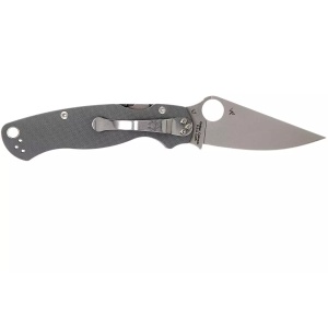 Briceag Para Military™ 2 G-10 Dark Gray Maxamet, Spyderco - Img 9