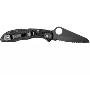 Briceag Salt® 2 FRN negru / lama neagra, Spyderco - Img 7