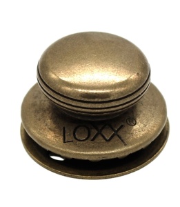 Buton superior alama antichizata pentru sisteme de fixare LOXX