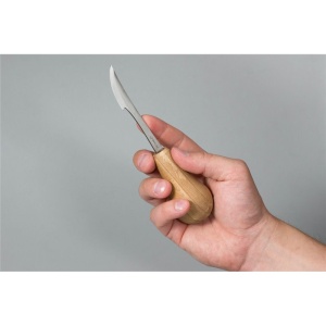 C17P Cutit de sculptura universal cu maner modelat pentru palma, BeaverCraft - Img 8