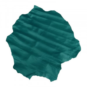 CAP 79 Piele capra captuseala/proiecte mici, verde lucios - Img 2