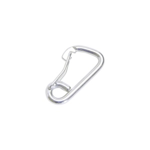 Carabinieră asimetrică cu arc de siguranță Nautic Pro 60x6 mm, inox A4