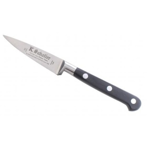 CARBOFF07POL Cutit decojit fructe si legume, lungime 7cm, otel carbon, Sabatier Au Carbone - Img 1