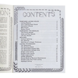 Carte Lacing & Stitching For Leathercraft Tandy Leather | Manual tehnici cusut si impletit piele - Img 4