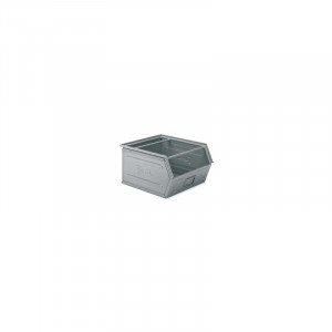 Cutie depozitare metalica, cu bare duble de transport, vopsita/zincata 520x450x300 mm - Img 2